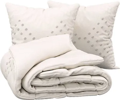 Immagine prodotto di Biancheria da letto in cotone lavato a pelo corto - colore avorio 240x220 cm - Atmosphera créateur d'intérieur