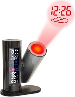 Image de Technoline WT514 Réveil à projection avec prévisions météorologiques