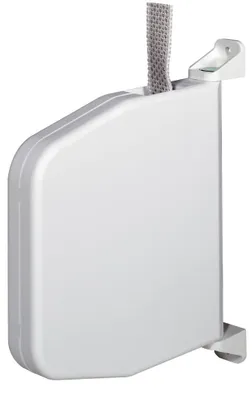 Productafbeelding van Bandopwinder rolluik - Scharniersysteem - Met 5 m band - 14 mm - Wit