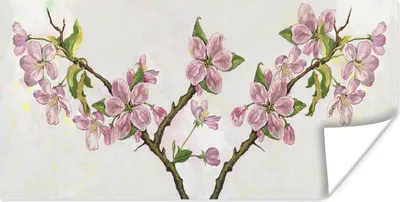 Produktbild von MuchoWow® Poster Stillleben - Blumen - Lila 120x60 cm - Bild