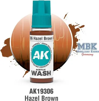 Productafbeelding van AK Interactive S.L. AK-19306 HAZELBRUIN - Acrylverf (wash)
