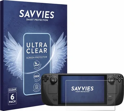 Produktbild von 6x Für Valve Steam Deck / OLED Schutzfolie Savvies Displayschutz Display Schutz Folie Klar Transparent