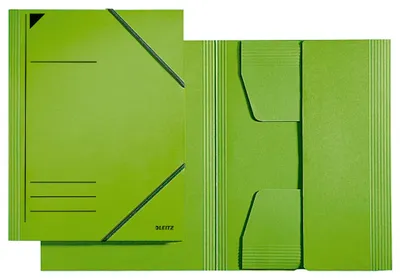 Produktbild von Leitz Eckspannermappe 39810055 DIN A4 Karton grün