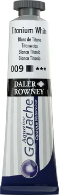 Zdjęcie produktu dla Daler-Rowney Aquafine, Biały, Gouache, Pasta (substancja), 15 ml, 1 szt.