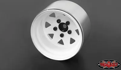 Produktbild von RC4WD 5 Lug Deep Dish Wagon 1.9 Steel Stamped BeadlockWheels White RC4ZW0242
