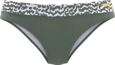 Produktbild von LASCANA Bikini-Hose Sansa oliv-bedruckt Größe 34