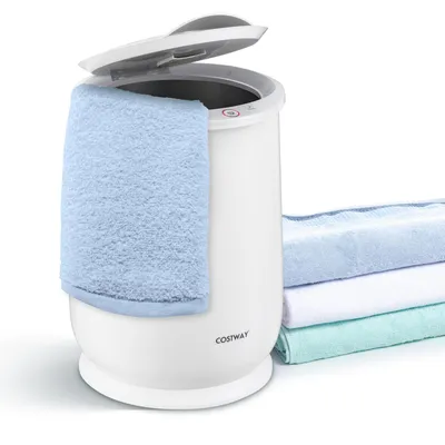 Immagine prodotto di COSTWAY Secchio scaldasalviette da 21L, asciugatore per asciugamani con timer da 20-90 minuti e modalità di asciugatura 2-5H, scaldasalviette elettrico a soffitto, scaldasalviette