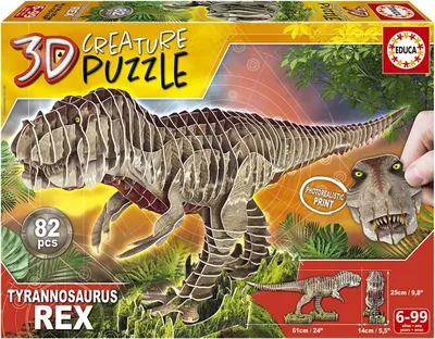 Image de puzzle 3D Educa T-Rex