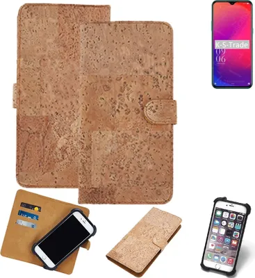 Produktbild von K-S-Trade Hülle kompatibel mit Doogee X95 Pro  Kork Handyhülle Cover  Schutzhülle TPU Case Bumper in Hellbraun, (1x)