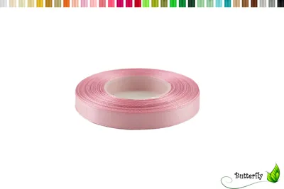 Produktbild von Satinband 12mm x 32m Rolle, Farbe:044 altrosa