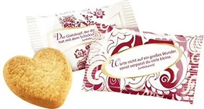 Obrázek produktu pro Coppenrath Cookie Hearts Vanilla jednotlivě balené 200 kusů po 5g
