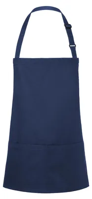 Immagine prodotto di Karlowsky - Grembiule da donna con pettorina, corto FK2424 (taglia unica) (blu navy)