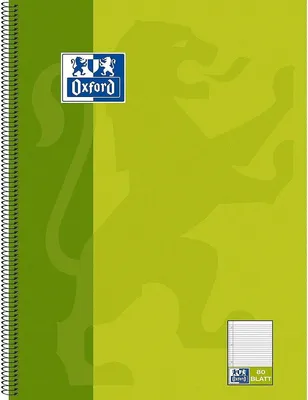 Produktbild von Oxford Collegeblock A4+220x295mm 80 Bl. Liniert Rand L