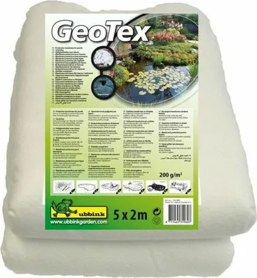 Produktbild von Ubbink Teichvlies weiß, 5 x 2 Meter