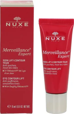 Zdjęcie produktu dla Przeciw opuchliźnie, wygładza zmarszczki Nuxe Merveillance Expert Eye Contour Lift