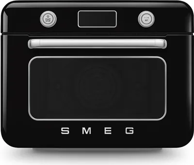 Produktbild von Mini-dampfgarer-kombination 1800 w schwarz Smeg COF01BLEU