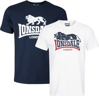 Produktbild von Lonsdale London Shirt Kurzarm-T-Shirt LOSCOE im 2er-Pack mit Rundhalsausschnitt