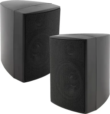 Produktbild von ChiliTec 2-Wege Lautsprecher Schwarz Paar für HiFi Stereoanlage