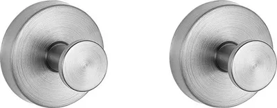 Produktbild von INF Haken mit Saugnapf, 2er Pack Silber