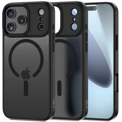 Obrázok produktu pre Puzdro Tech-Protect Magmat Magsafe pre Iphone 17 Pro Max - matné čierne