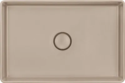 Produktbild von systemceram Aufsatzwaschbecken LAVARA 60 - FANGO - mit keramischer Abdeckung / Spüle / Becken