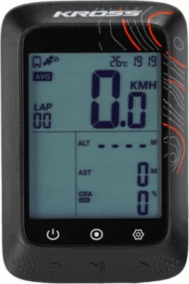 Zdjęcie produktu dla Kross KRC 439 – licznik rowerowy GPS z Bluetooth/ANT+, wyświetlaczem 2,4" FSTN, IPX7 i pamięcią 80 h