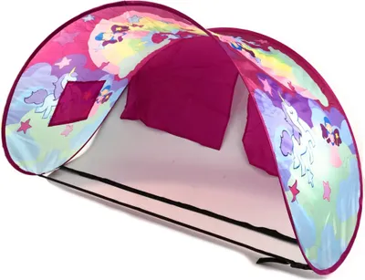 Produktbild von Best Direct Sleepfun Tent® - Betthimmel, Kinderzelt, Pop Up Zelt, Bett, Party Planet, Schlafzelt, pink