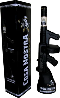 Image de Cosa Nostra Scotch Whisky Set cadeau 0,7L Whiskey Bouteille à fusil Idées cadeaux