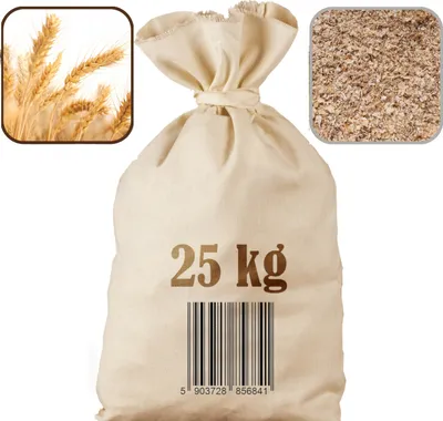 Zdjęcie produktu dla Otręby pszenne paszowe 25kg Agro Bracia