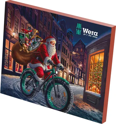 Produktbild von Wera Adventskalender 2023, Box, Wandmontage, Mehrfarbig