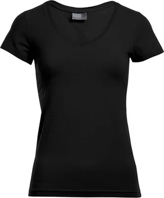 Immagine prodotto di Promodoro 3086 | Maglietta donna Slim Fit con scollo a V - Colore: Nero - Taglia: M