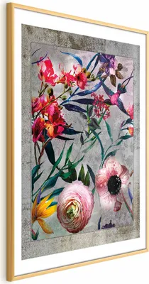 Produktbild von Posterpapier Poster - Rustic Flowers 60x90 cm Blumen b-C-0285-ao-a