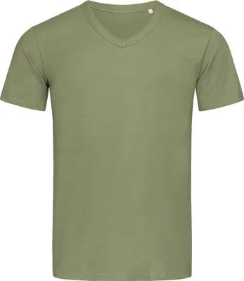 Produktbild von Stedman ST9010 | V-Neck Herren T-Shirt Ben - Farbe: Military Green - Größe: XXL