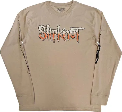 Produktbild von Slipknot - "The End, So Far" T-Shirt Logo für Herren/Damen Uni Langärmlig RO12461 (S) (Sand)