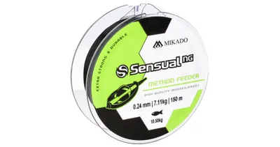 Produktbild von Mikado Sensual Ng Method Feeder Monofile Schnüre 150 M Schwarz 0.240 mm Schwarz 0.240 mm