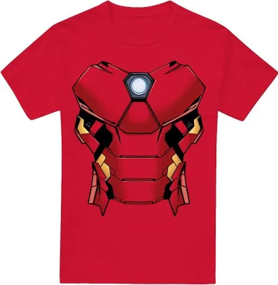 Image de Iron Man - T-shirt pour homme TV3835 (XL) (Rouge)