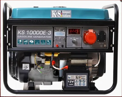 Produktbild von KS10000E-3 Stromerzeuger Generator Benzin Notstrom 18 PS 4-Takt mit E-Starter
