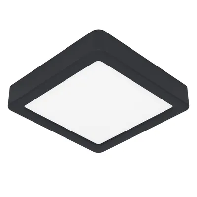 Produktbild von Fueva 5 Moderne Deckenleuchte Schwarz Stahl Led Integriert 11W 3000K Ip44