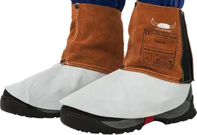 Obrázek produktu pro Ochranné chrániče na nohy, hnědé/bílé, 15 cm