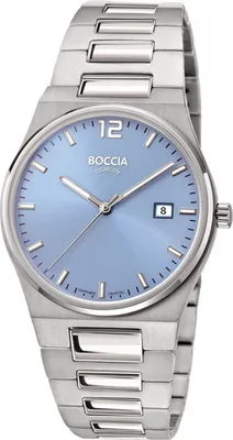 Image de Boccia 3357-01 Montre dame titane bleu glacier