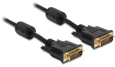 Produktbild von Delock - DVI-Kabel - DVI-D (M) zu DVI-D (M) - 1 m - Schwarz