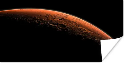 Produktbild von MuchoWow® Poster Mars - Licht - Planeten 40x20 cm - Poster für die Wand - Poster Schlafzimmer