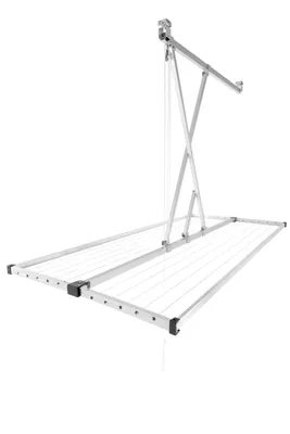 Produktbild von STEWI LibelleXL Deckentrockner Blackline 165 x 75 cm, 22m Trockenlänge, alu