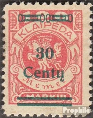 Produktbild von Briefmarken Memelgebiet 1923 Mi 227  postfrisch Aushilfsausgabe
