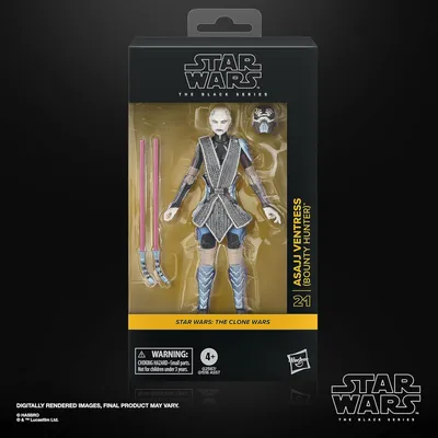 Zdjęcie produktu dla Star Wars The Black Series Asajj Ventress (Bounty Hunter), 4 lat(a), Wielobarwny