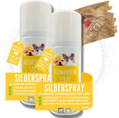 Produktbild von Erste Hilfe Set für Tier I Silberspray - Silber Spray Wundspray 2100ml