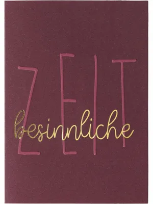 Produktbild von Schriftkarte "Besinnliche Zeit"