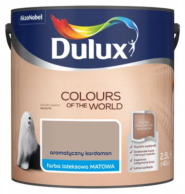 Produktbild von Latex Wandfarbe Innen matt „Aromatischer Kardamom“ 2,5 L, hohe Deckkraft, abwaschbar
