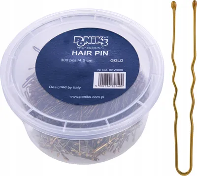 Produktbild von PONIK'S Haarknoten 4,5 cm GOLD - 300 Stück - BKW008