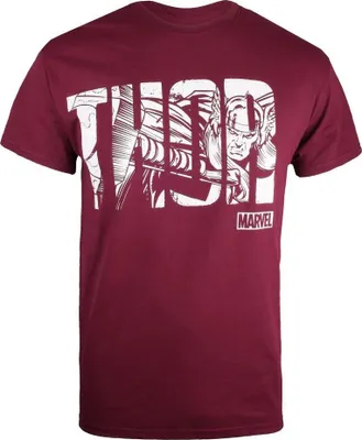 Produktbild von Thor - T-Shirt für Herren TV720 (XL) (Granatrot/Weiß)
